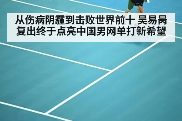 从伤病阴霾到击败世界前十 吴易昺复出终于点亮中国男网单打新希望